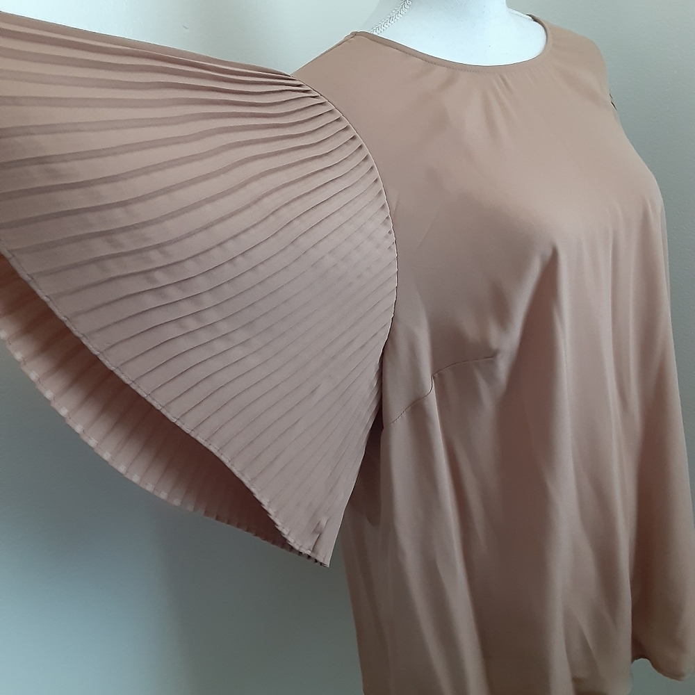 Worthington Womens Crew Neck Short Sleeve Blouse Size OX New $18 - Picture 11 of 16